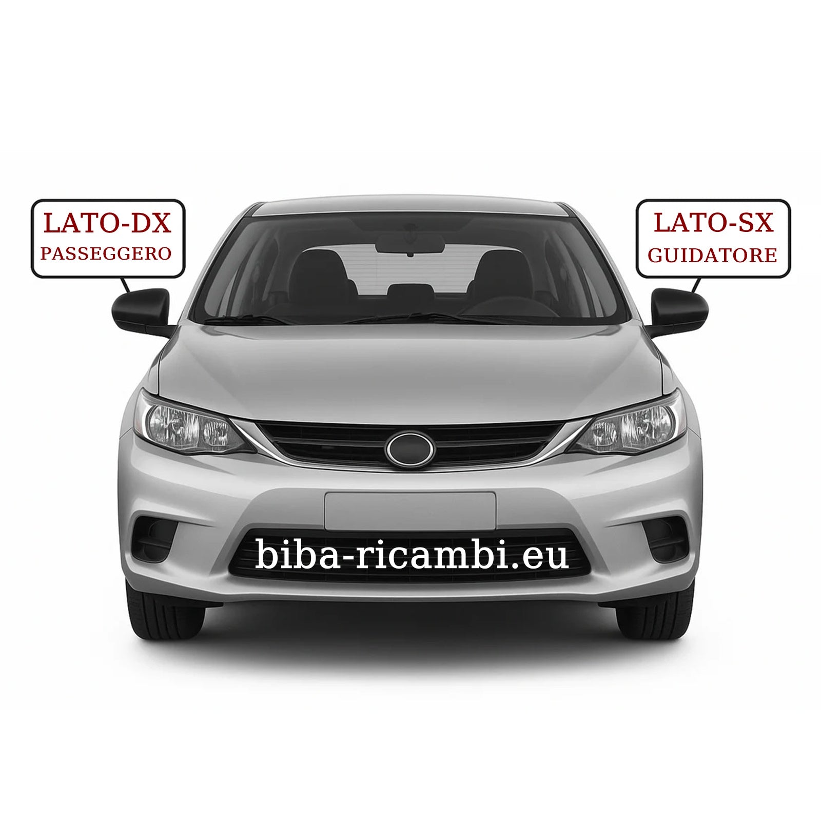 Piastra Specchio Termica Lato DX-Passeggero Per Volkswagen Golf VII dal 2012> - BIBA-RICAMBI