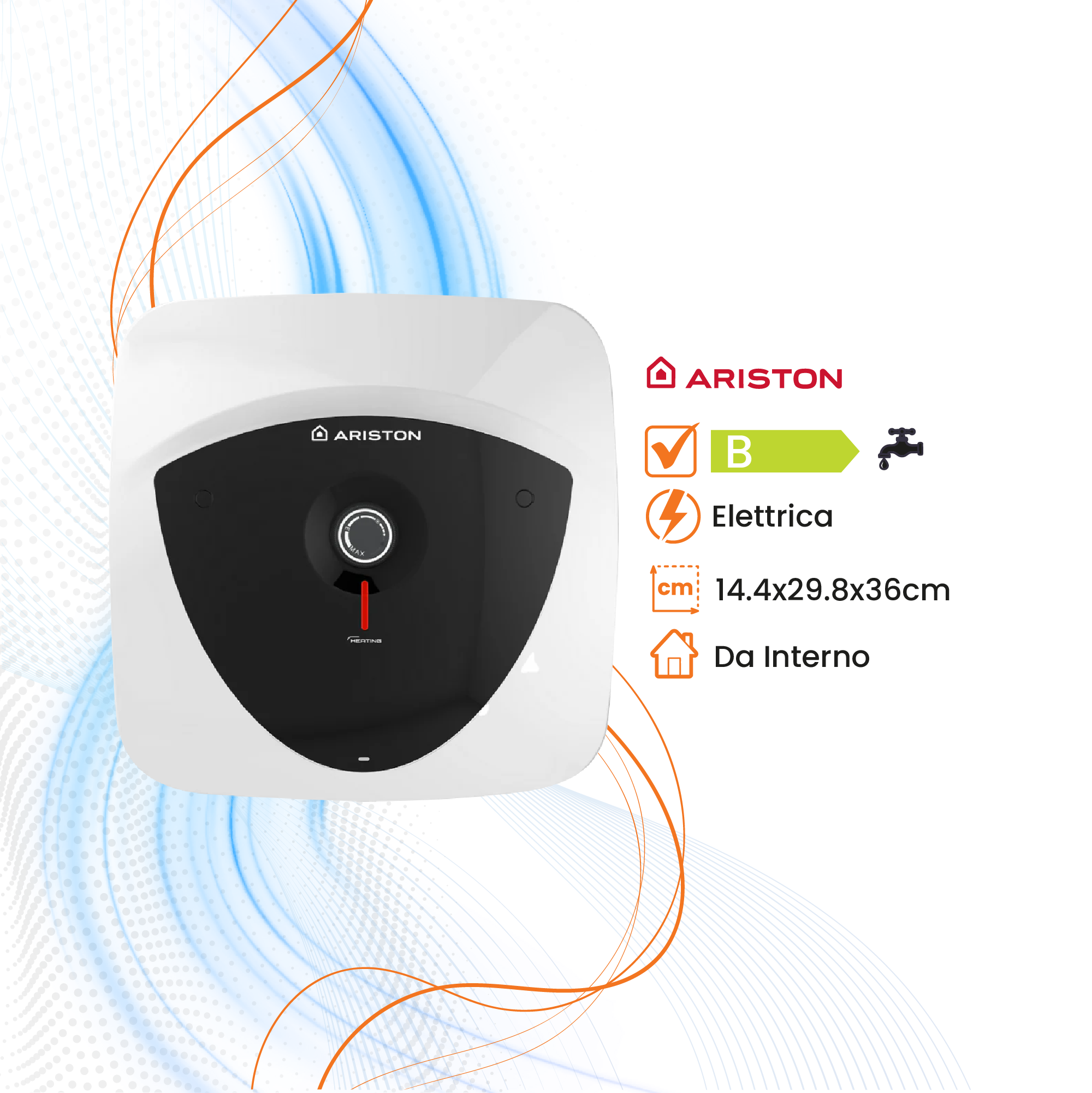 Scaldabagno Ariston Andris Lux Elettrico Sopralavello/Sottolavello