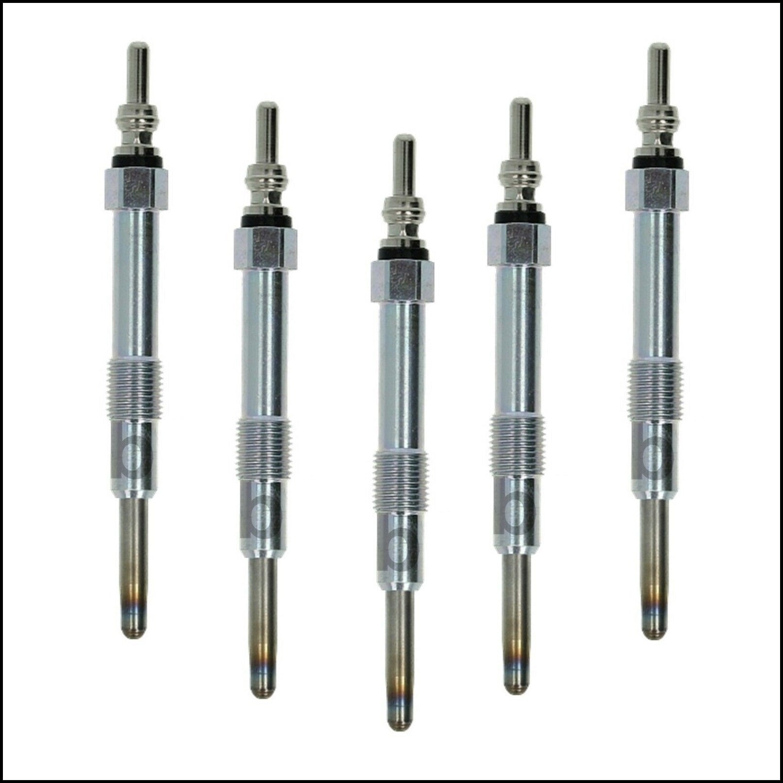Kit 5 Candelette Adattabile Alfa Romeo 156 2.400 Diesel 100/103/110kw dal 2000> BIBA-RICAMBI