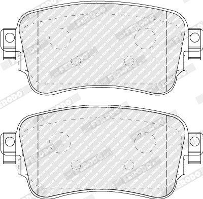 Kit 2 Pastiglie Freno Moto Marca Ferodo Codice | FVR5120 BIBA-RICAMBI