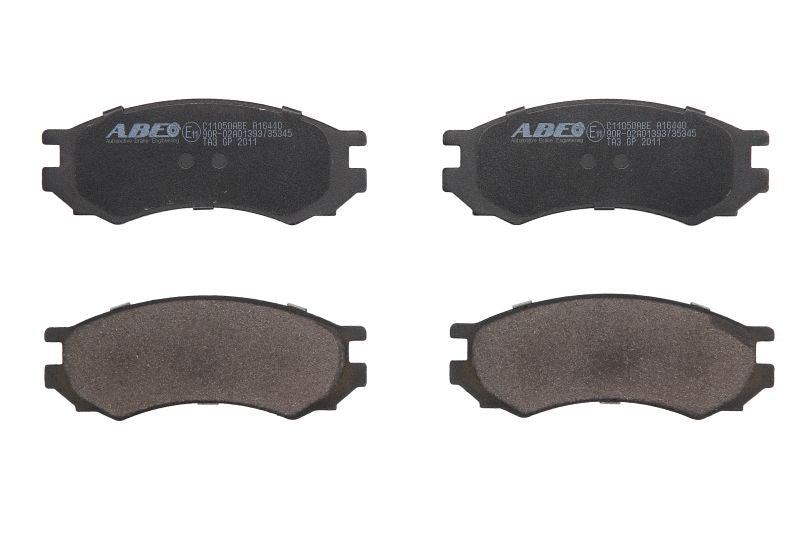 Kit 4 Pastiglie Freno Anteriori Compatibile Per Nissan Primera (P10) Dal 1990-1996 BIBA-RICAMBI