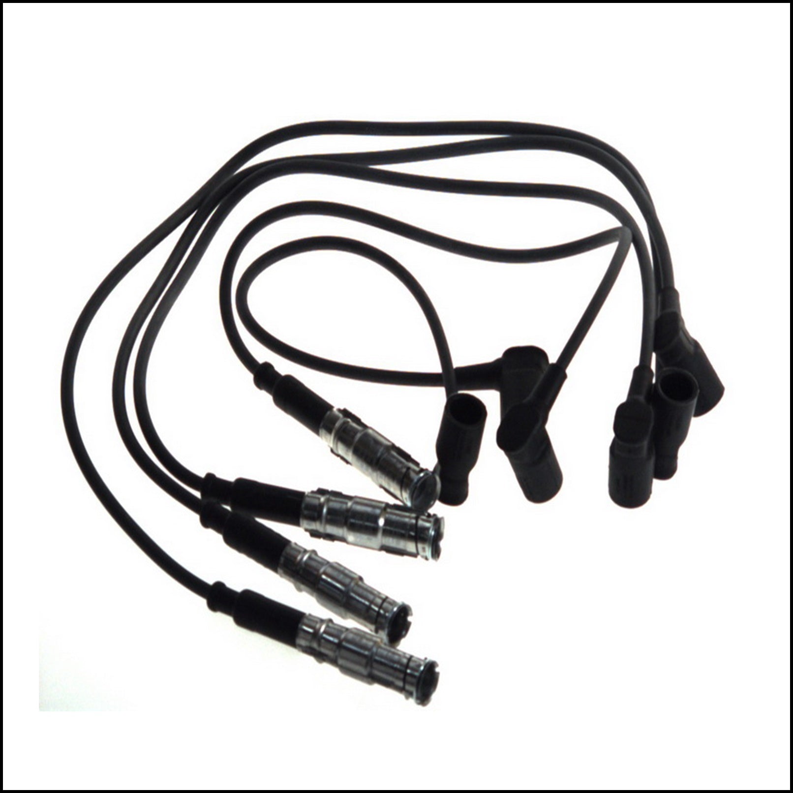 Kit 5 Cavi Candele Accensione Per Mercedes 190 E dal 1982-1993 BIBA-RICAMBI