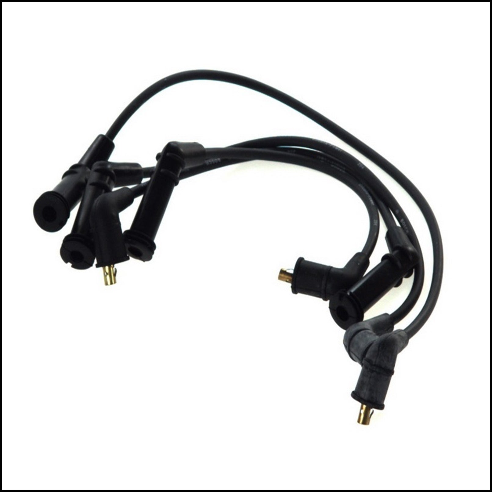Kit 4 Cavi Candele Accensione Per Hyundai Excel dal 1996-1999 BIBA-RICAMBI