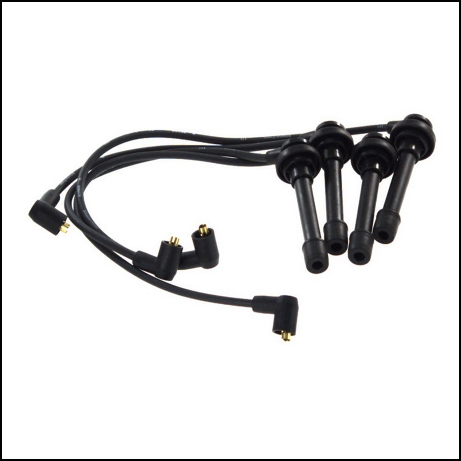 Kit 4 Cavi Candele Accensione Per Nissan Micra dal 1992-2000 BIBA-RICAMBI