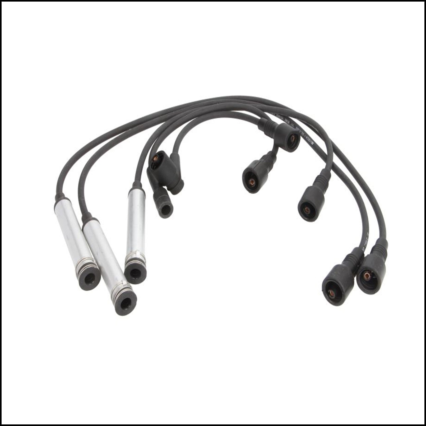 Kit 5 Cavi Candele Accensione Per Opel Vectra A dal 1989-1992 BIBA-RICAMBI