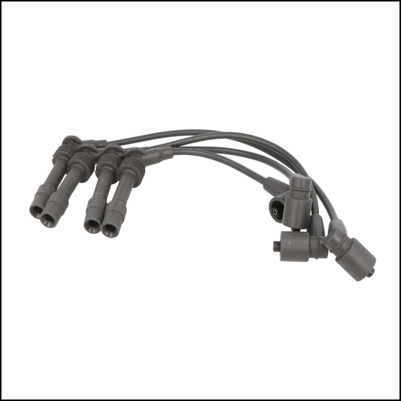 Kit 4 Cavi Candele Accensione Per Opel Vectra B dal 1996-2003 BIBA-RICAMBI