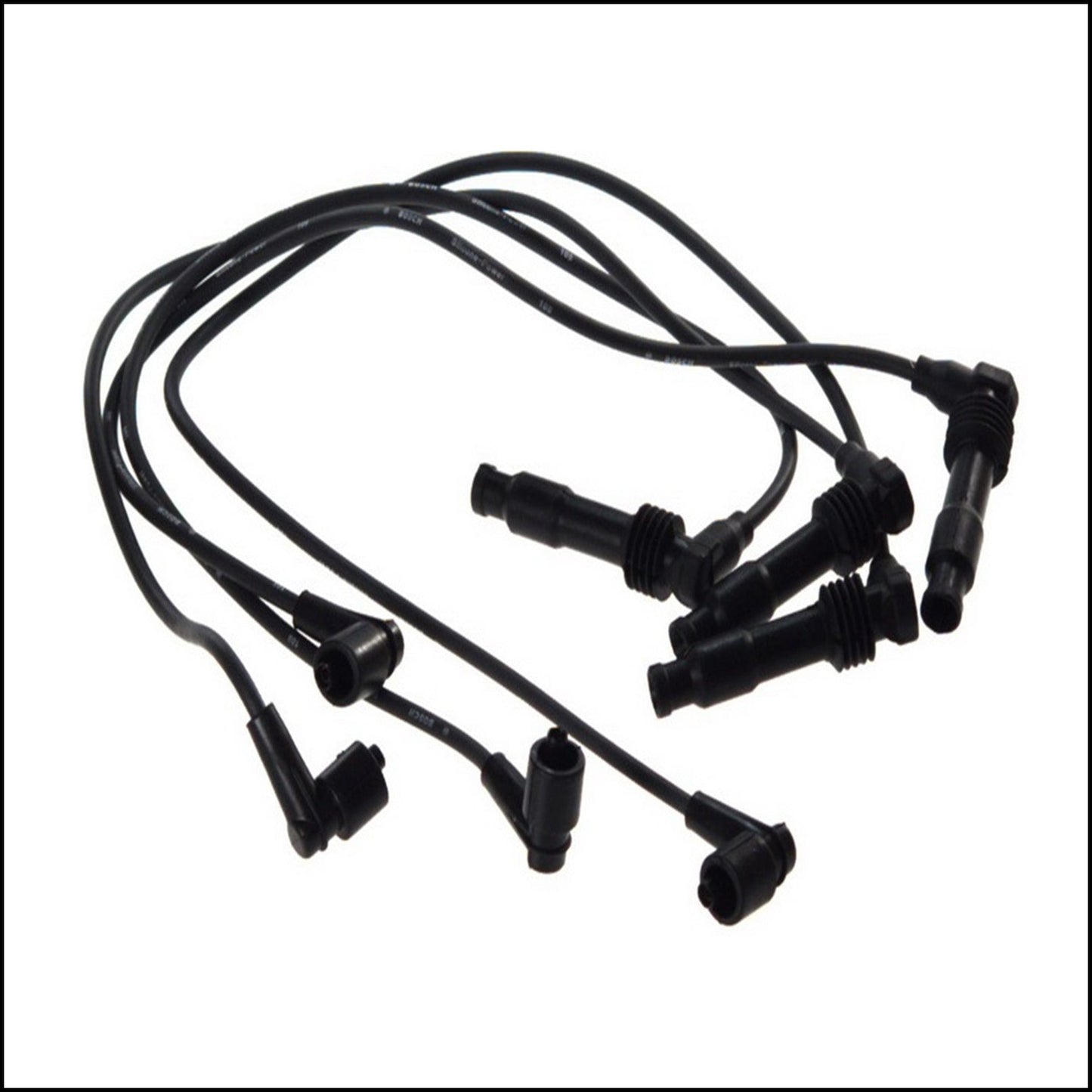 Kit 4 Cavi Candele Accensione Per Opel Frontera A dal 1992-1998 BIBA-RICAMBI