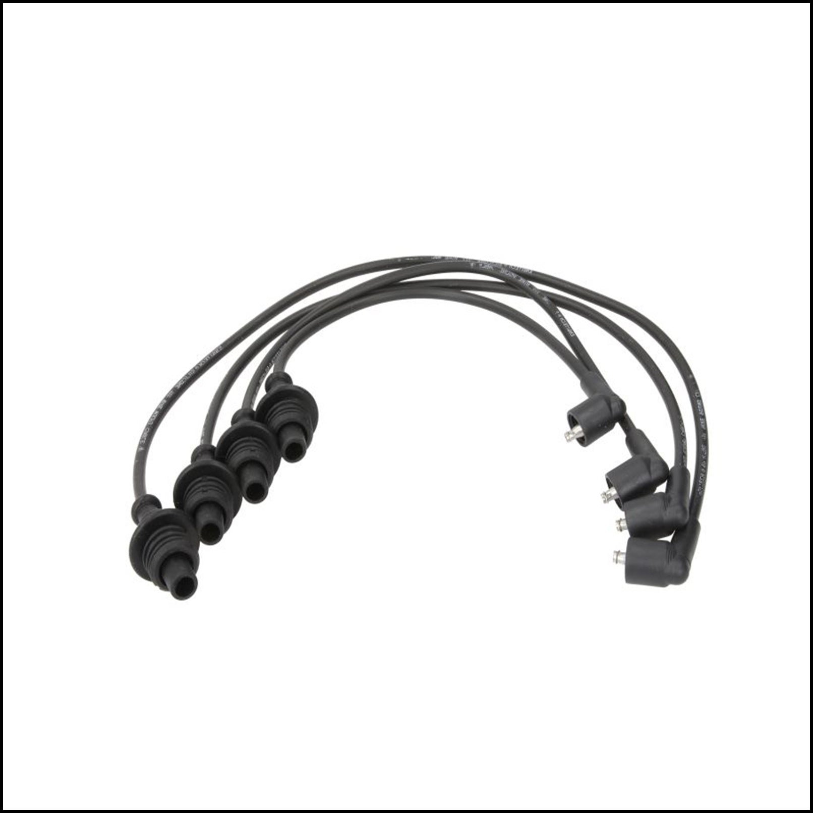 Kit 4 Cavi Candele Accensione Per Fiat Ulysse dal 1997-2002 BIBA-RICAMBI