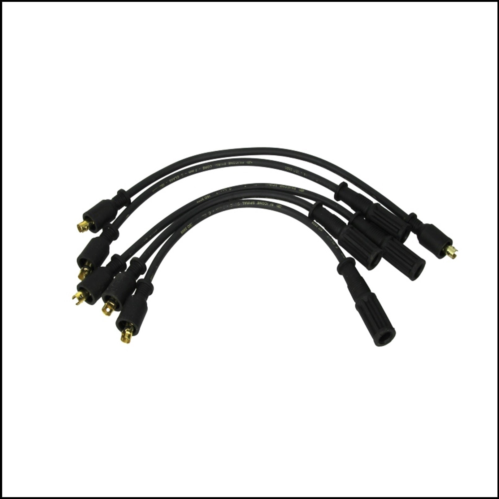 Kit 5 Cavi Candele Accensione Per Renault 18 dal 1974-1987 BIBA-RICAMBI