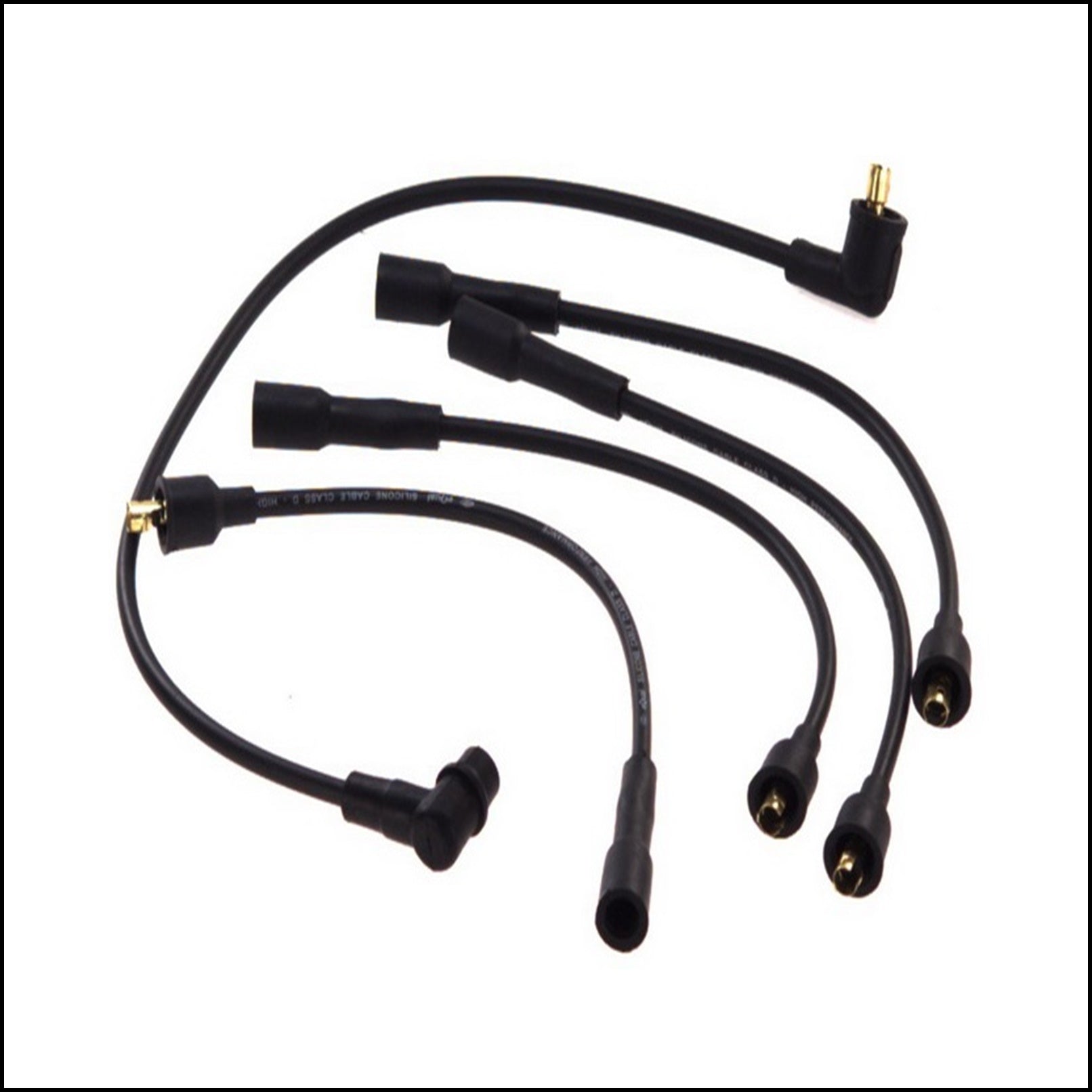 Kit 5 Cavi Candele Accensione Per Renault Rapid dal 1985-1998 BIBA-RICAMBI