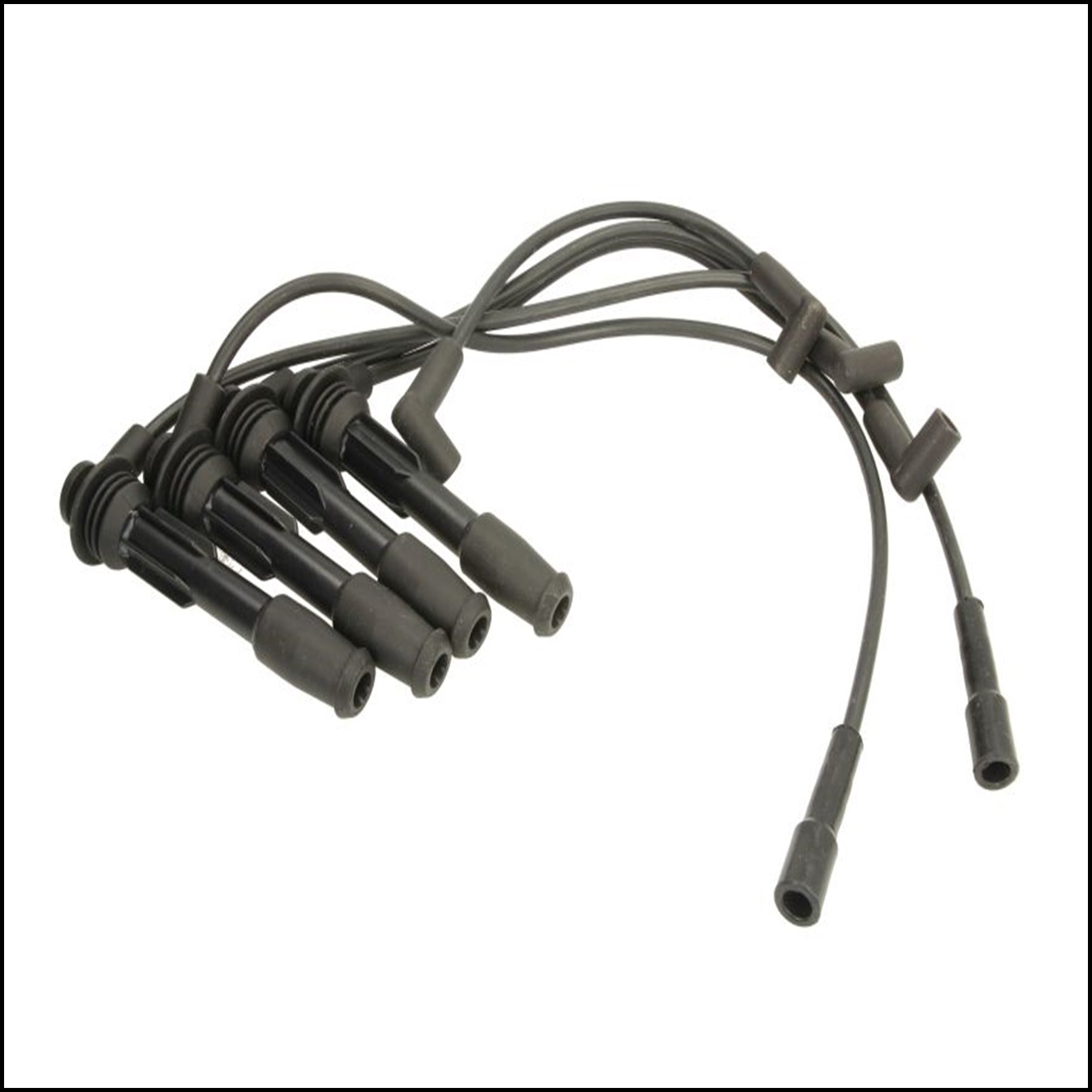 Kit 5 Cavi Candele Accensione Per Renault 19 II dal 1992-1996 BIBA-RICAMBI