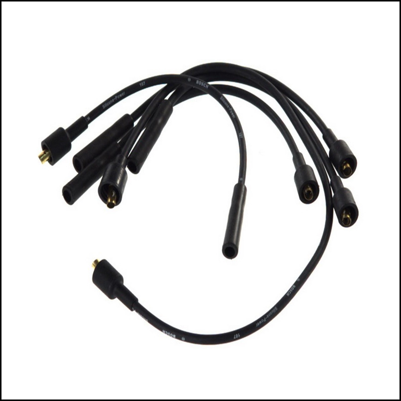 Kit 5 Cavi Candele Accensione Per Renault Supercinque dal 1984-1995 BIBA-RICAMBI