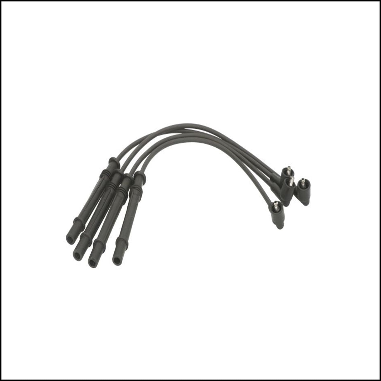 Kit 4 Cavi Candele Accensione Per Renault Clio III dal 2005> BIBA-RICAMBI