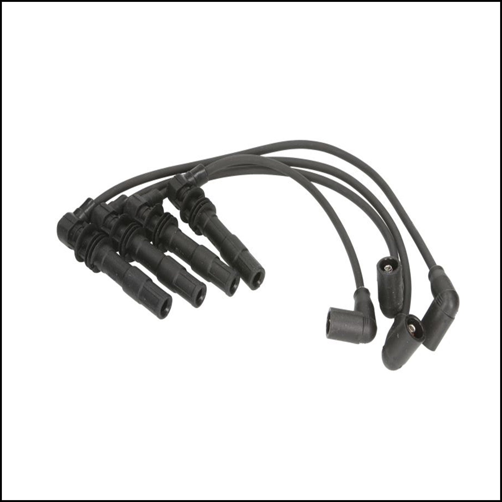 Kit 4 Cavi Candele Accensione Per Seat Ibiza III dal 1999-2002 BIBA-RICAMBI