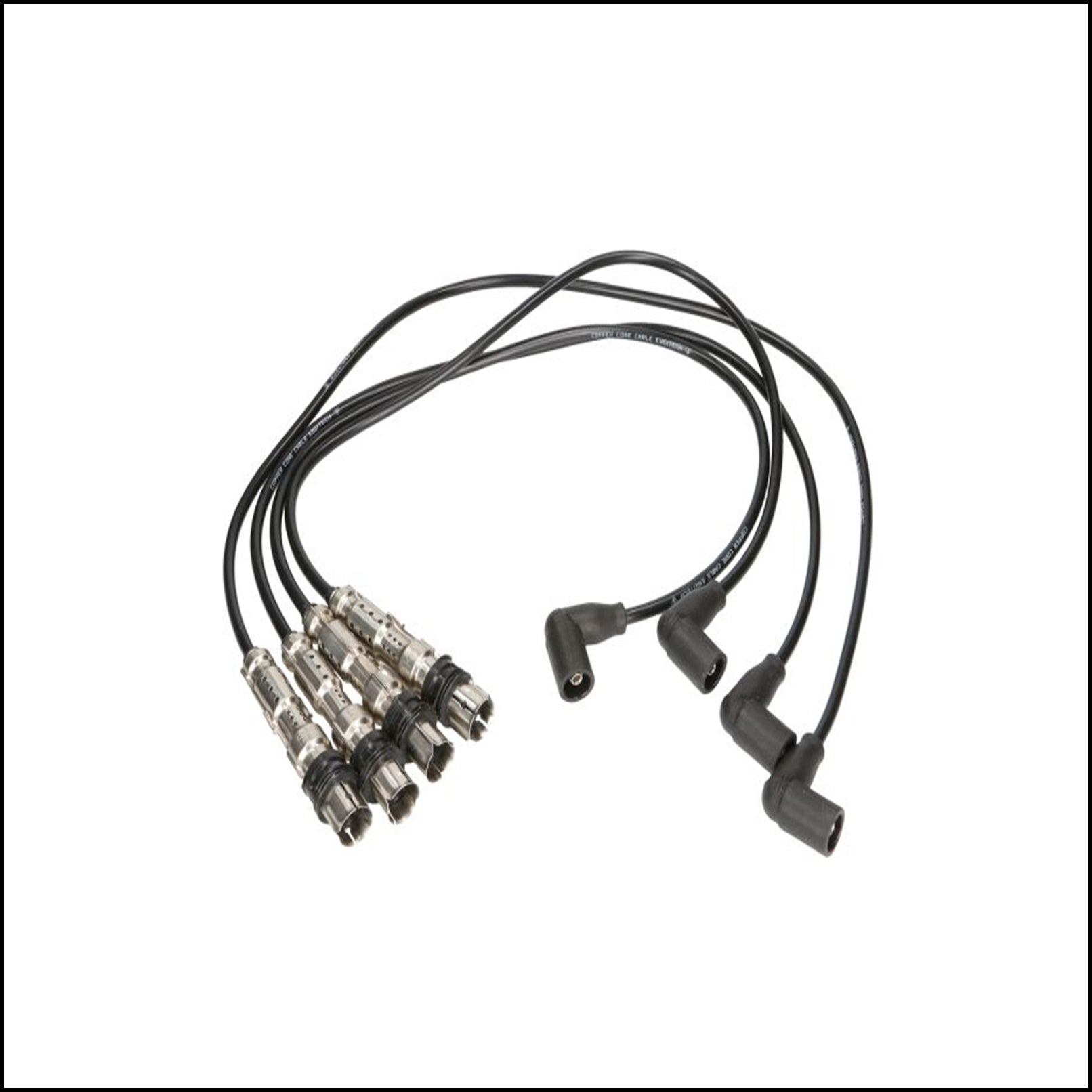 Kit 4 Cavi Candele Accensione Per Seat Inca dal 1995-2003 BIBA-RICAMBI