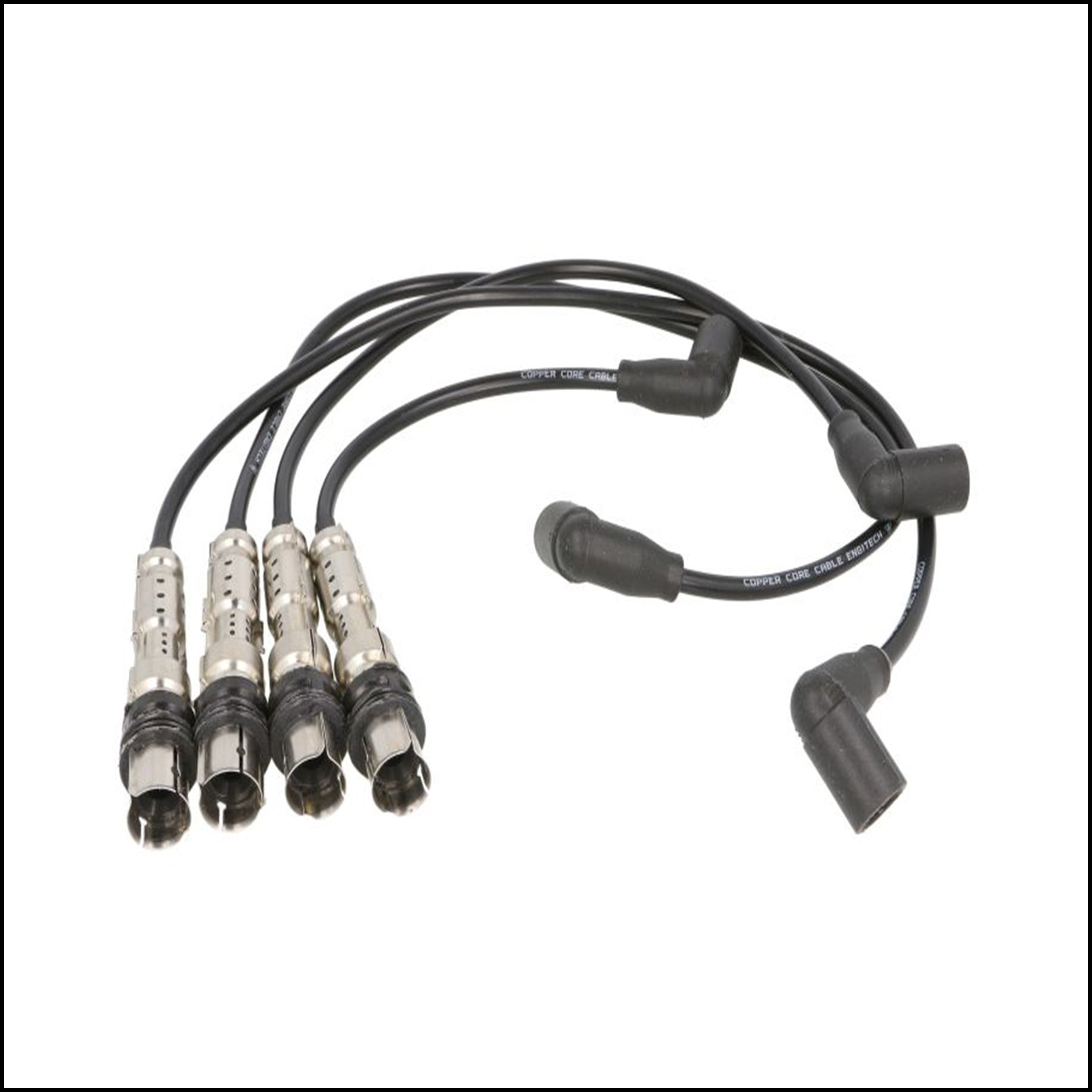 Kit 4 Cavi Candele Accensione Per Seat Toledo III dal 2004-2009 BIBA-RICAMBI