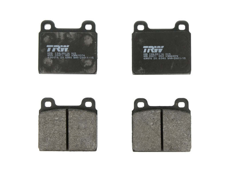 Kit 4 Pastiglie Freno Marca TRW Codice | GDB100 BIBA-RICAMBI