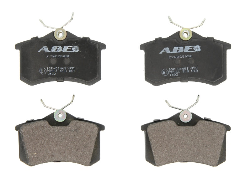 Kit 4 Pastiglie Freno Posteriori Compatibile Per Seat Leon (1M1) dal 2001-2006 BIBA-RICAMBI