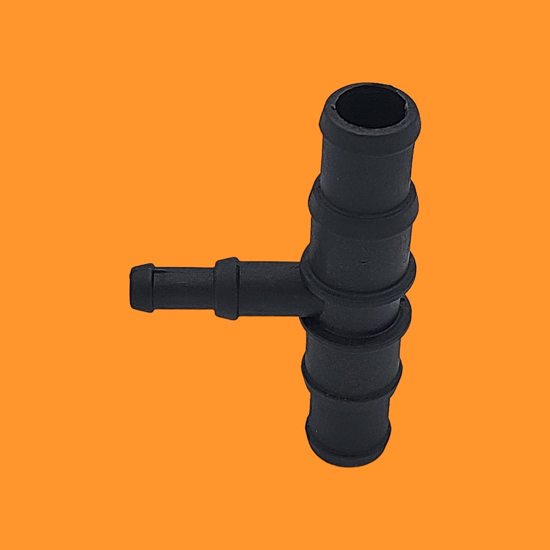 Connettore Forma T Per Tubi Acqua Con Varie Misure Ø 12-15 art.101935 BIBA-RICAMBI