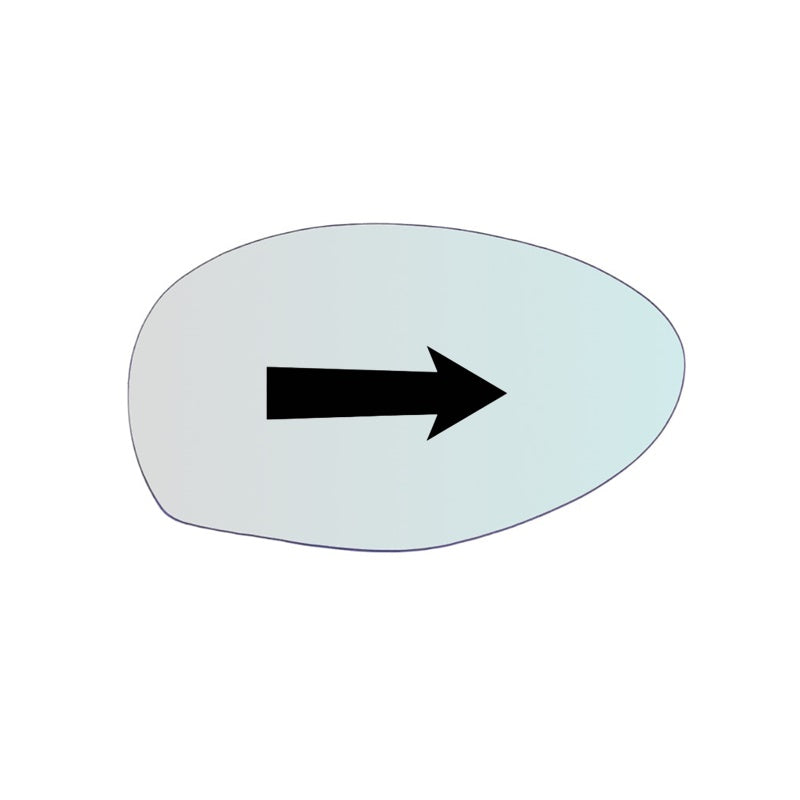 Vetro Specchio Retrovisore Lato DX Per Alfa Romeo GT solo dal 2000-2008