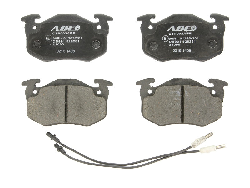 Kit 4 Pastiglie Freno Anteriori Compatibile Per Ford Transit (E) dal 1967-1978 BIBA-RICAMBI