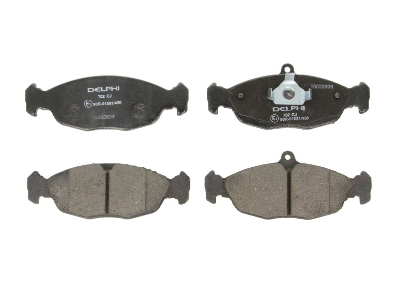 Kit 4 Pastiglie Freno Posteriori Compatibile Per Daewoo Nexia dal 1995-1997 BIBA-RICAMBI