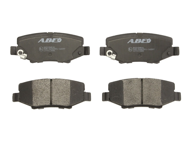 Kit 4 Pastiglie Freno Posteriori Compatibile Per Jeep Wrangler III (JK) Dal 2006> BIBA-RICAMBI