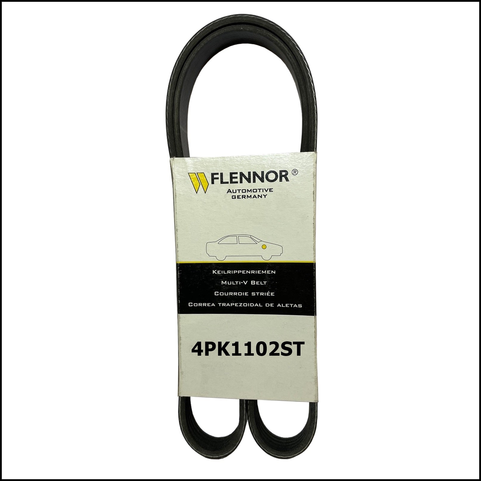 4PK1102ST Flennor Cinghia Servizi Poly-V Elastica Citroen Jumper | Fiat Ducato | Peugeot Boxer BIBA-RICAMBI