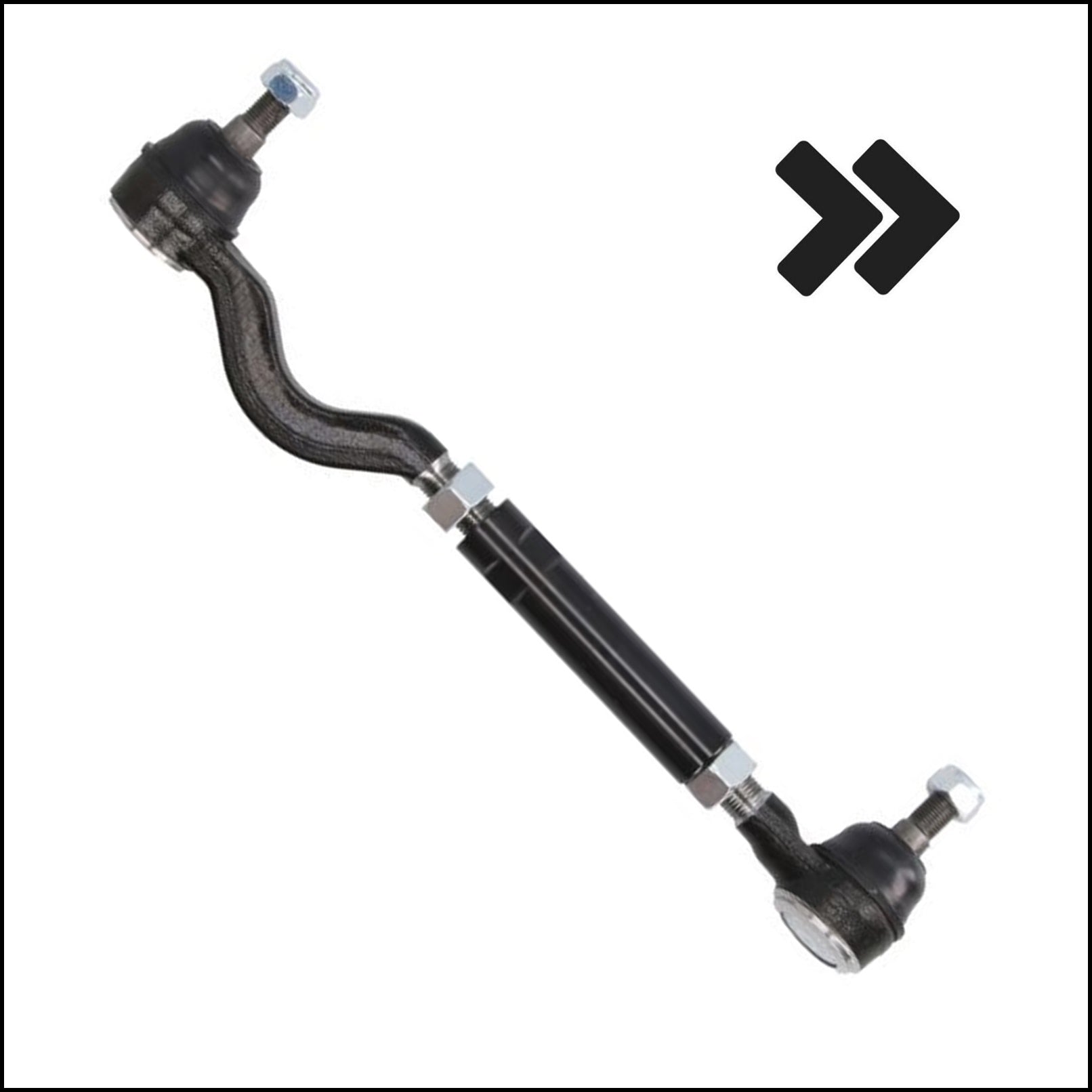 Testina Braccio Sterzo Lato DX-Passeggero BIBA-RICAMBI