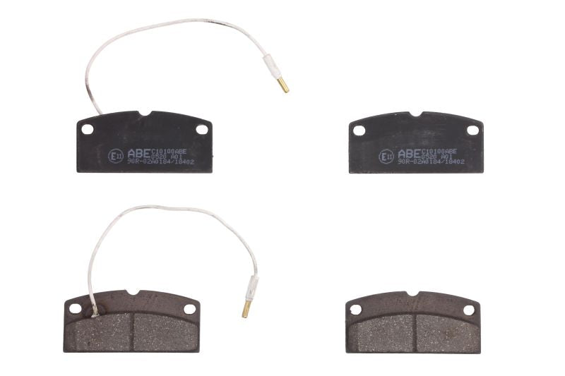 Kit 4 Pastiglie Freno Anteriori Compatibile Per Aixam A.741 dal 2005> BIBA-RICAMBI