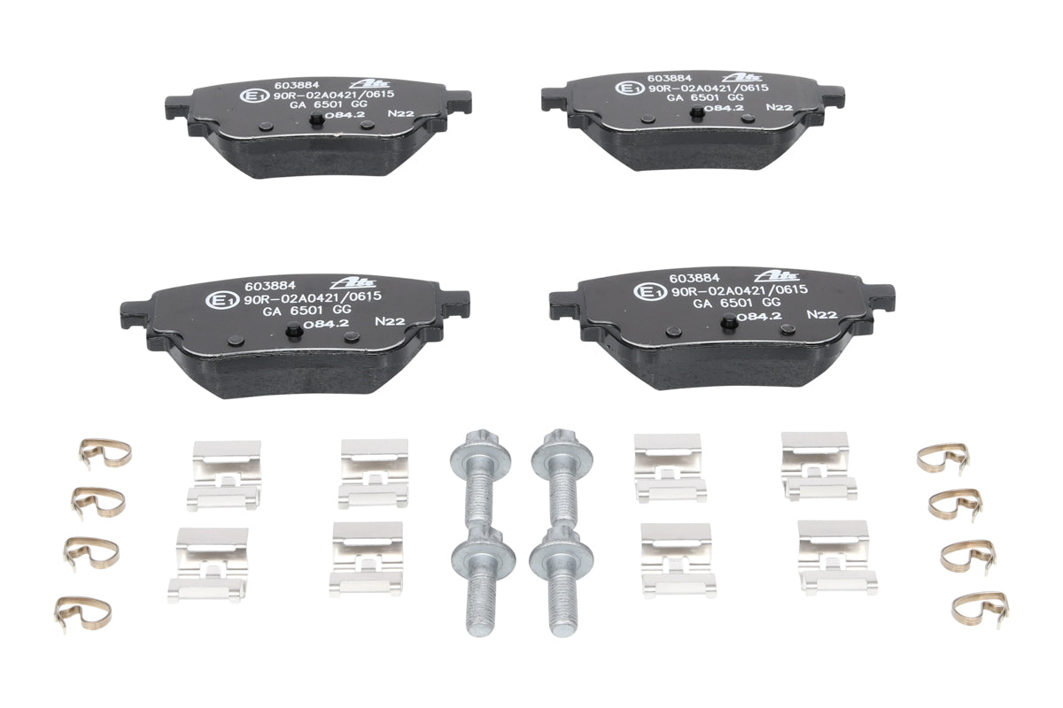 Kit 4 Pastiglie Freno Marca ATE Codice | 13.0460-3884.2 BIBA-RICAMBI