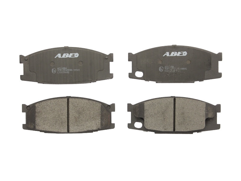Kit 4 Pastiglie Freno Anteriori Compatibile Per Mitsubishi Canter (FE5) dal 1986> BIBA-RICAMBI
