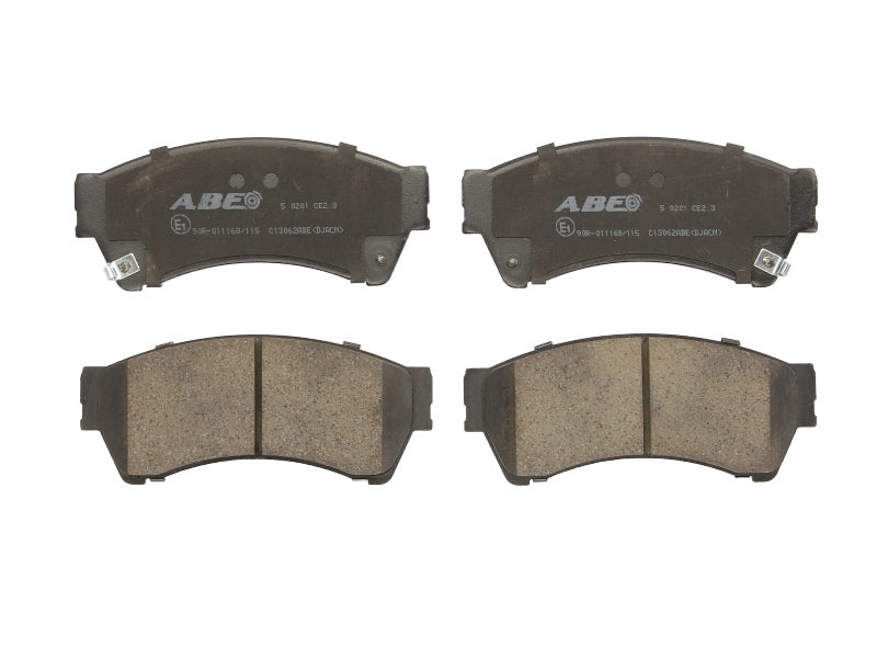 Kit 4 Pastiglie Freno Anteriori Compatibile Per Mazda 626 V (G) dal 1997-2002 BIBA-RICAMBI