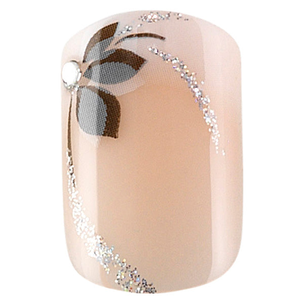 PEGGY SAGE SET 24 UNGHIE FINTE IDYLLIC NAILS SHINY FLOWERS