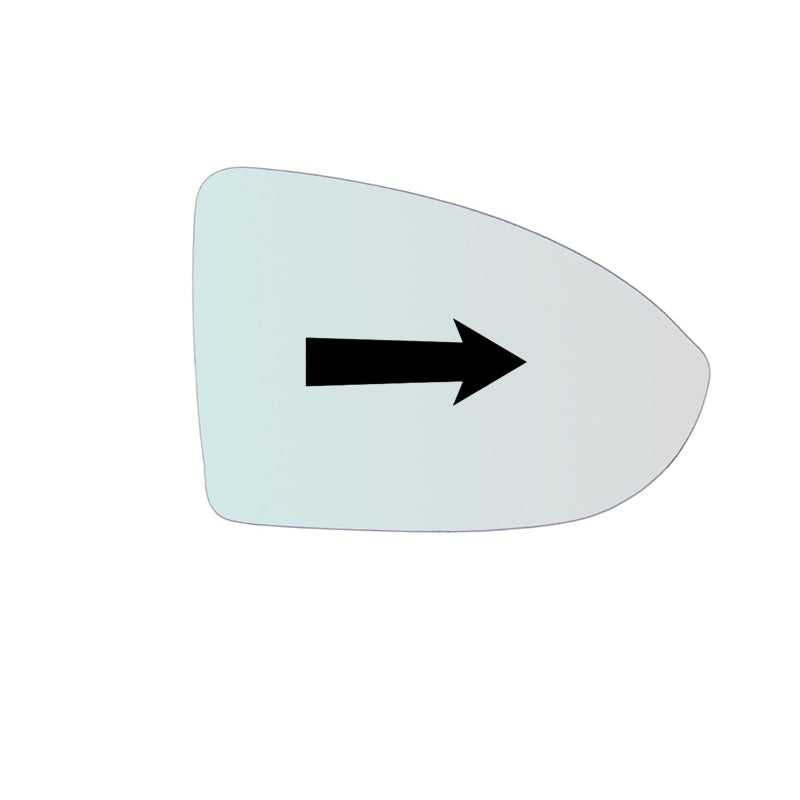 Vetro Specchio Lato DX-Passeggero Per Volkswagen Golf VII dal 2012>..