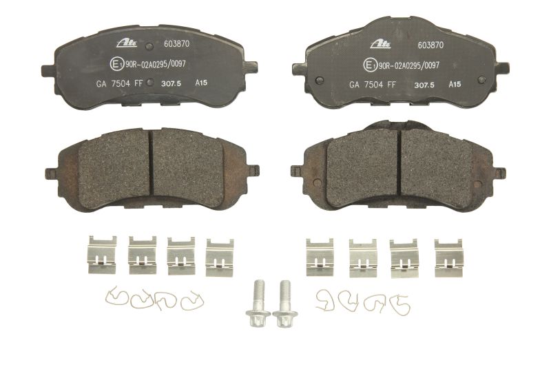 Kit 4 Pastiglie Freno Marca ATE Codice | 13.0460-3870.2 BIBA-RICAMBI
