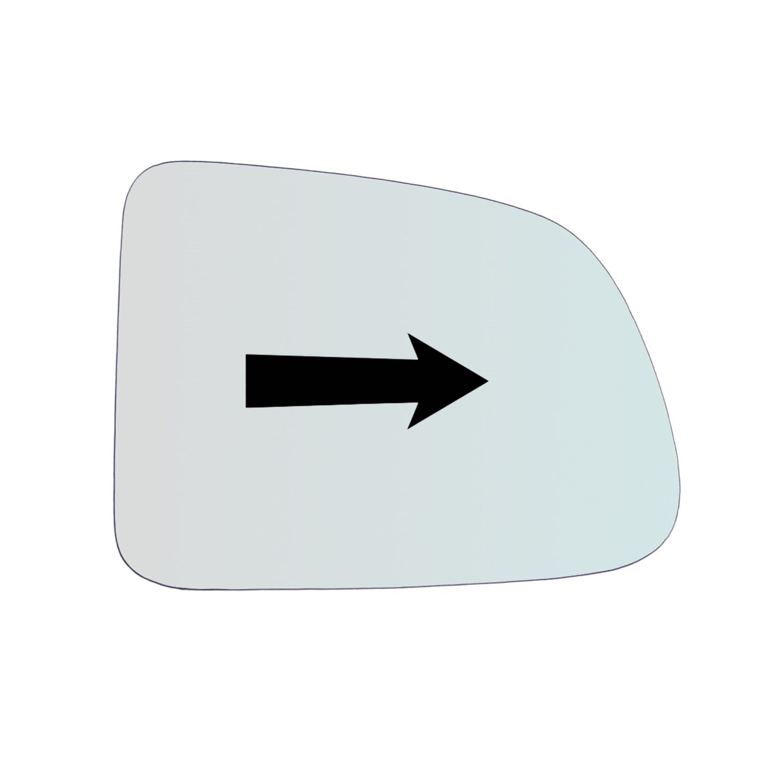 Vetro Specchio Retrovisore Lato DX-Passeggero Per Suzuki Vitara I (TA) solo dal 1988-1999