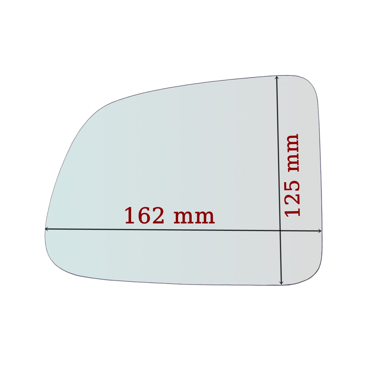 Vetro Specchio Retrovisore Lato SX-Guidatore Per Suzuki Vitara I (TA) dal 1988-1999