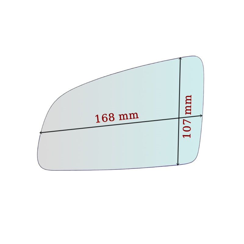 Vetro Specchio Retrovisore Lato DX-Passeggero Per Audi A3 II (8P) dal 2003-2008