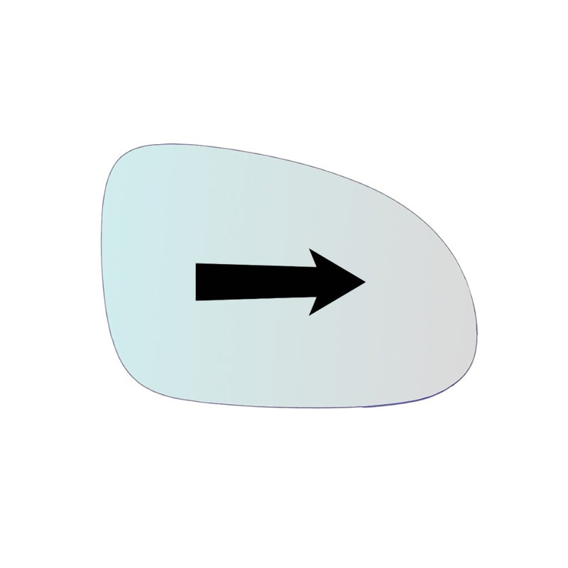 Vetro Specchio Asferico Lato DX Per VW GOLF PLUS (5M) dal 2004-2013