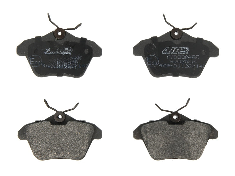 Kit 4 Pastiglie Freno Posteriori Compatibile Per Alfa Romeo 166 (936) dal 1998-2007 BIBA-RICAMBI