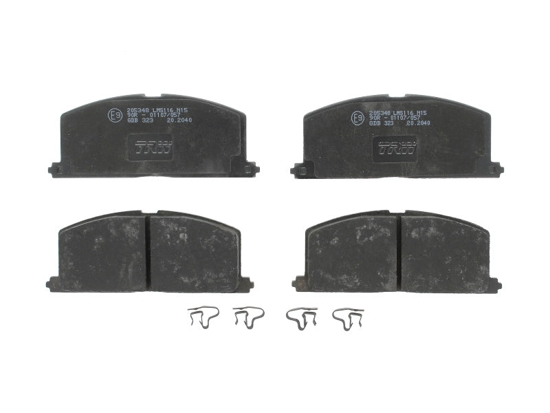 Kit 4 Pastiglie Freno Marca TRW Codice | GDB323 BIBA-RICAMBI
