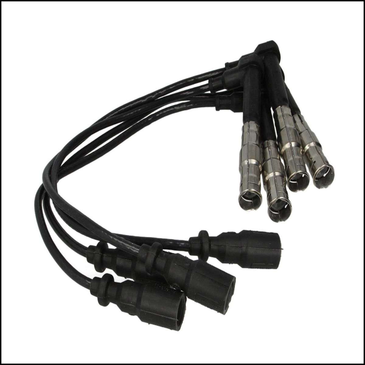 Kit 4 Cavi Candele Accensione Per Mercedes Classe C 220 dal 1993-1995 BIBA-RICAMBI