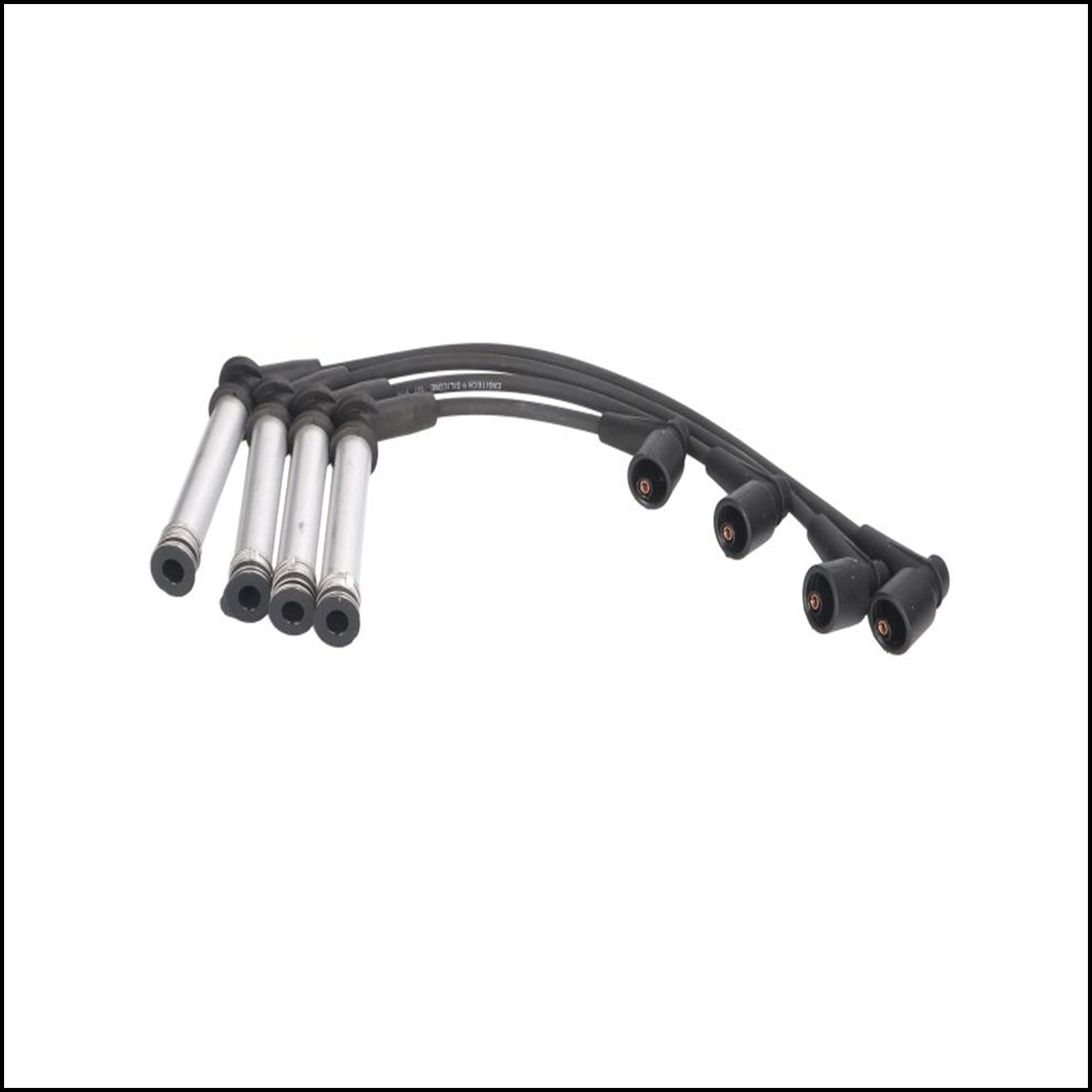 Kit 4 Cavi Candele Accensione Per Opel Corsa A dal 1989-1993 BIBA-RICAMBI