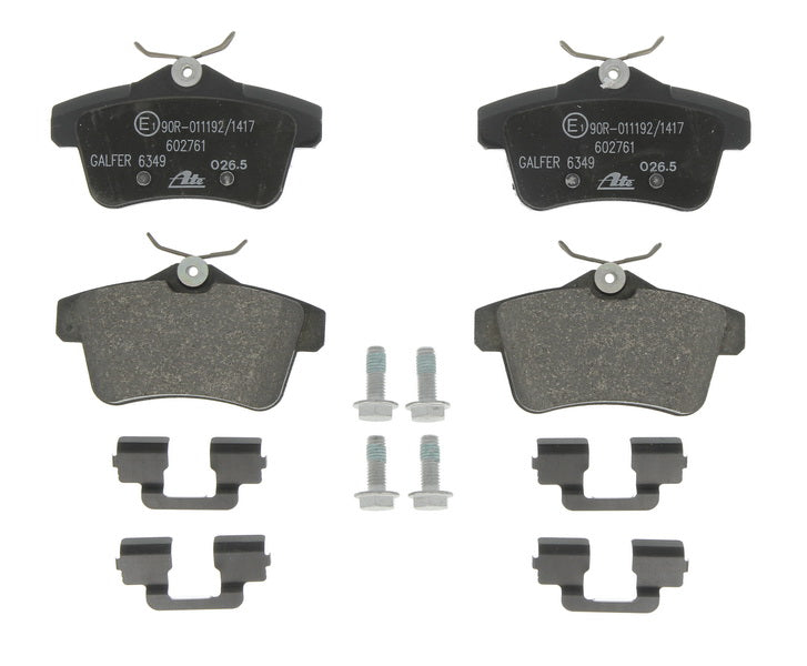 Kit 4 Pastiglie Freno Marca ATE Codice | 13.0460-2761.2 BIBA-RICAMBI