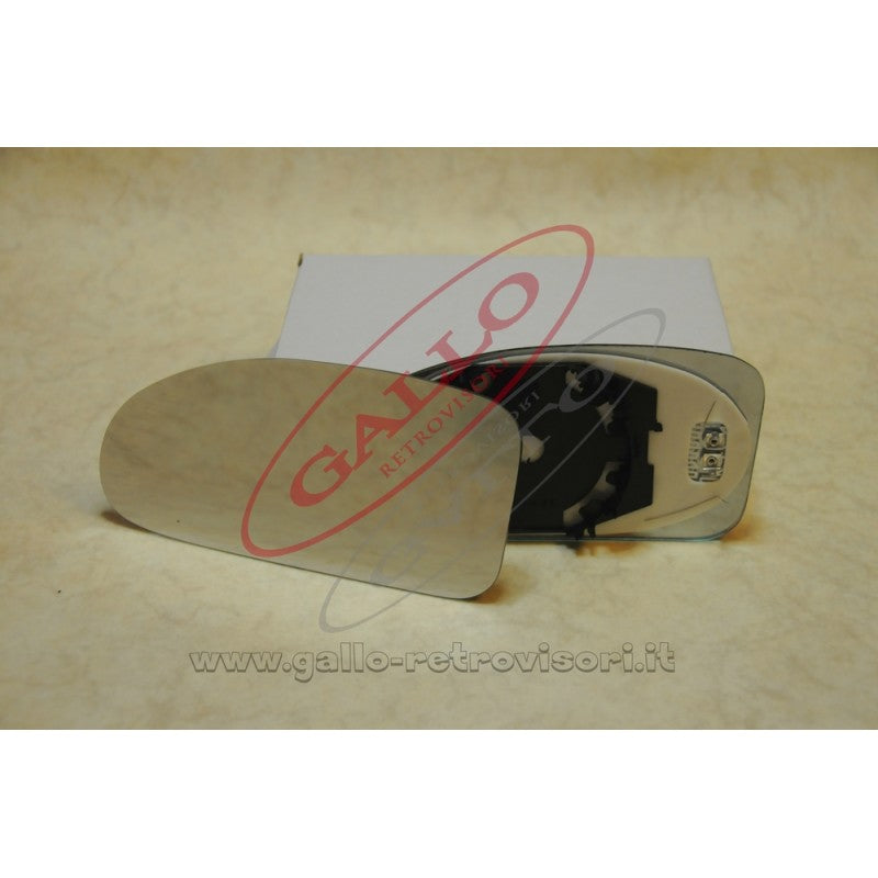 Vetro Specchietto Esterno Lato DX Compatibile Con Ford Focus dal 1998 al 2004 (Attacco Tondo) BIBA-RICAMBI
