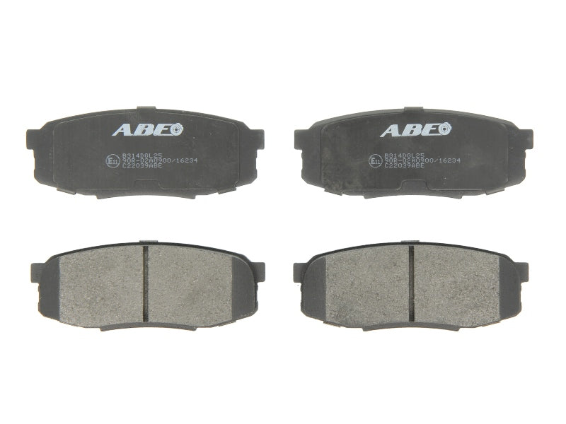 Kit 4 Pastiglie Freno Posteriori Compatibile Per Toyota Sequoia (K6) Dal 2007> BIBA-RICAMBI