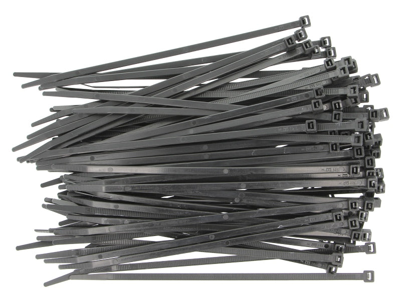 100 x Fascette In Plastica Auto Universali art.028 BIBA-RICAMBI