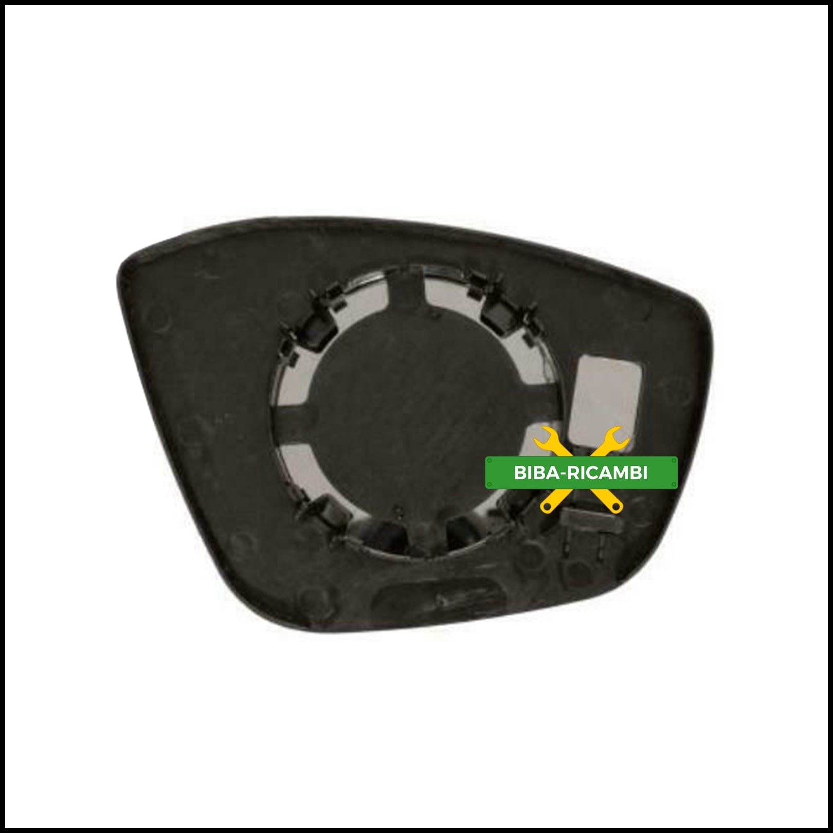 Piastra Specchio Retrovisore Lato Sx-Guidatore Per Peugeot 208 I (CA_) dal 2012> BIBA-RICAMBI
