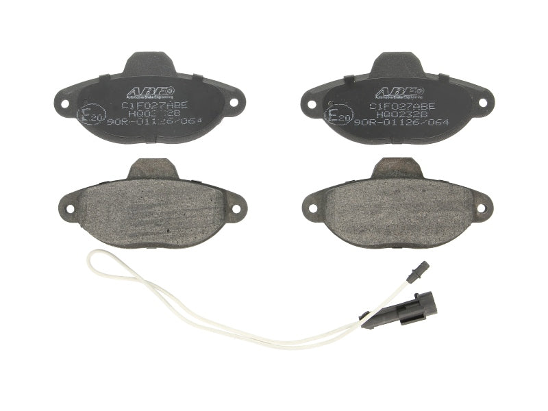 Kit 4 Pastiglie Freno Anteriore Compatibile Per Fiat Cinquecento (170) dal 1991-1999 BIBA-RICAMBI